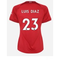 Liverpool Luis Diaz #23 Fotballklær Hjemmedrakt Dame 2022-23 Kortermet